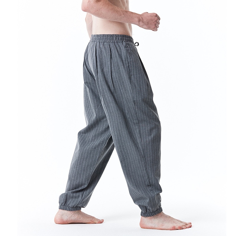 Men Pants New Men's Loose Pants Male Casual Fashion Color Pants Trousers Stripe Plus Size Sweatpants - Ảnh 9 Men Pants New Men's Loose Pants Male Casual Fashion Color Pants Trousers Stripe Plus Size Sweatpants - Ảnh 9