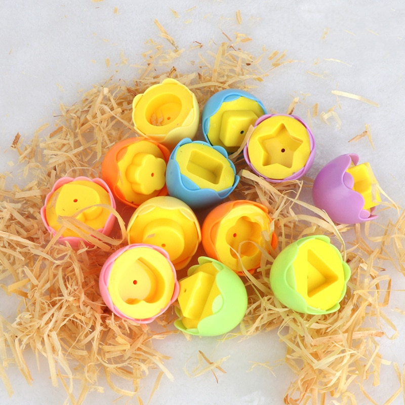 Montessori Baby Toys Smart Eggs 3D Puzzle Toy for Children Toddlers Learning Education Color Shapes Matching Egg Toy Easter Gift Montessori Baby Toys Smart Eggs 3D Puzzle Toy for Children Toddlers Learning Education Color Shapes Matching Egg Toy Easter Gift
