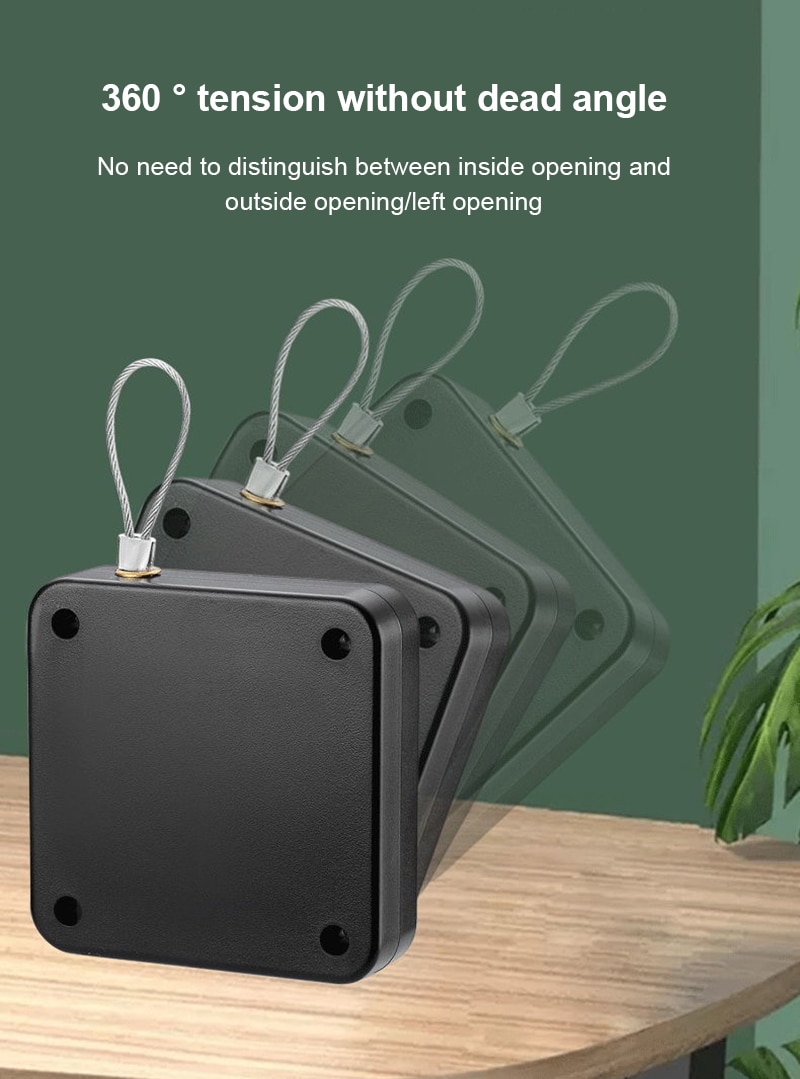 Multifunctional Automatic Door Closer Punch-Free Automatic Sensor Door Closer For Office Kitchen Bathroom Bedroom Doors - imaget 11 Multifunctional Automatic Door Closer Punch-Free Automatic Sensor Door Closer For Office Kitchen Bathroom Bedroom Doors - imaget 11