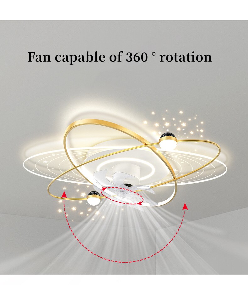 Nordic Modern Luxury Ceiling Fan Lamp High Transmittance Acrylic Ceiling Lamp Living Room Bedroom Dining Room Ceiling Fan Lights - imaget 3 Nordic Modern Luxury Ceiling Fan Lamp High Transmittance Acrylic Ceiling Lamp Living Room Bedroom Dining Room Ceiling Fan Lights - imaget 3