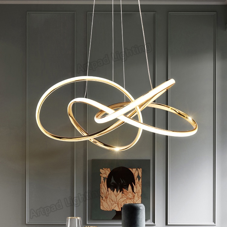 Nordic Minimalist Pendant lights Living Room Geometric Line Lamp Simple Modern Luxury Bedroom Dining Room Chandelier Illuminator - imaget 21 Nordic Minimalist Pendant lights Living Room Geometric Line Lamp Simple Modern Luxury Bedroom Dining Room Chandelier Illuminator - imaget 21