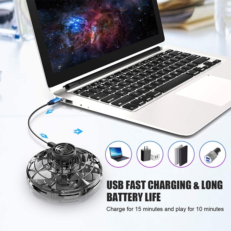 Original Flynova Mini UFO Boomerang Flying Spinner Ball Magic Fidget Toy LED Light Spinner Drone Original Flynova Mini UFO Boomerang Flying Spinner Ball Magic Fidget Toy LED Light Spinner Drone