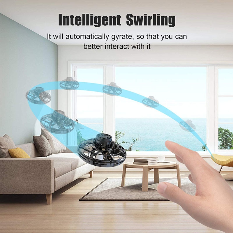 Original Flynova Mini UFO Boomerang Flying Spinner Ball Magic Fidget Toy LED Light Spinner Drone Original Flynova Mini UFO Boomerang Flying Spinner Ball Magic Fidget Toy LED Light Spinner Drone