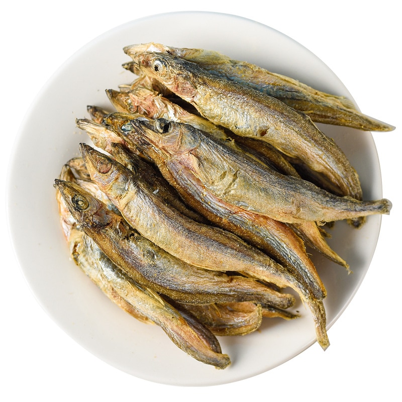 Pet freeze-dried snacks spring fish cat dog snacks with seeds spring fish dried freeze-dried meat