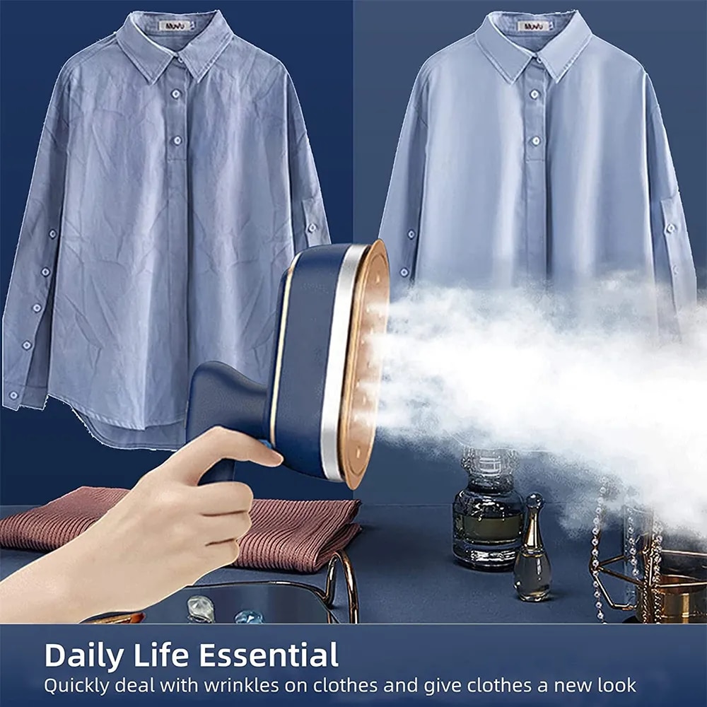 REUP Portable Garment Steamers Steam Iron for Clothes Wet Dry Hand Held Ironing Machine 15s Fast-Heat Cleaner 1200w Ironing REUP Portable Garment Steamers Steam Iron for Clothes Wet Dry Hand Held Ironing Machine 15s Fast-Heat Cleaner 1200w Ironing