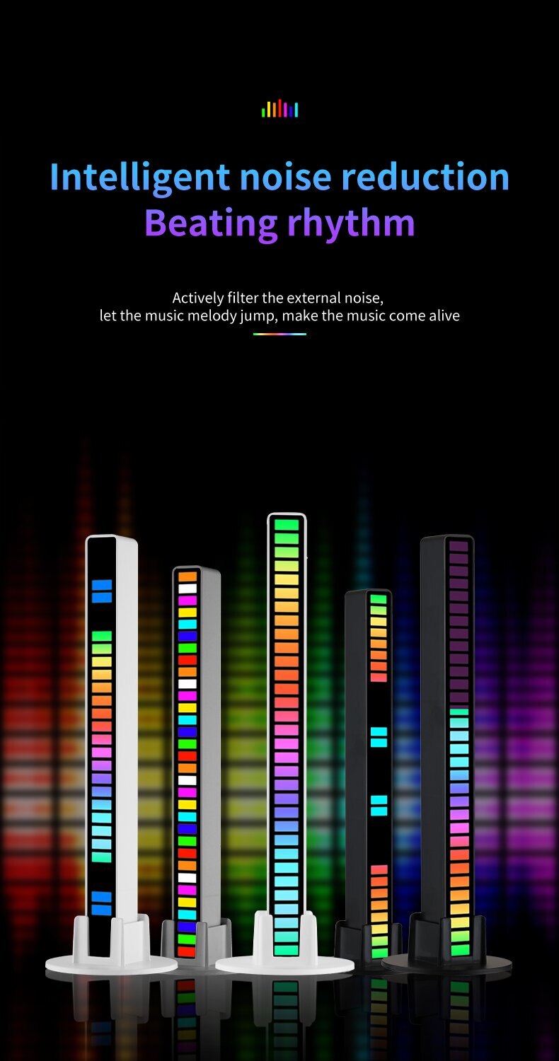 RGB Sound Control Synchronous Rhythm Light Colorful Music Atmosphere Lamp Car Desktop Induction Creative LED Pickup Light - imaget 9 RGB Sound Control Synchronous Rhythm Light Colorful Music Atmosphere Lamp Car Desktop Induction Creative LED Pickup Light - imaget 9