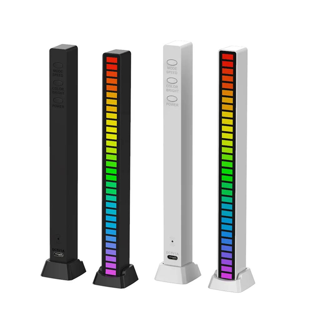 RGB Sound Control Synchronous Rhythm Light Colorful Music Atmosphere Lamp Car Desktop Induction Creative LED Pickup Light RGB Sound Control Synchronous Rhythm Light Colorful Music Atmosphere Lamp Car Desktop Induction Creative LED Pickup Light