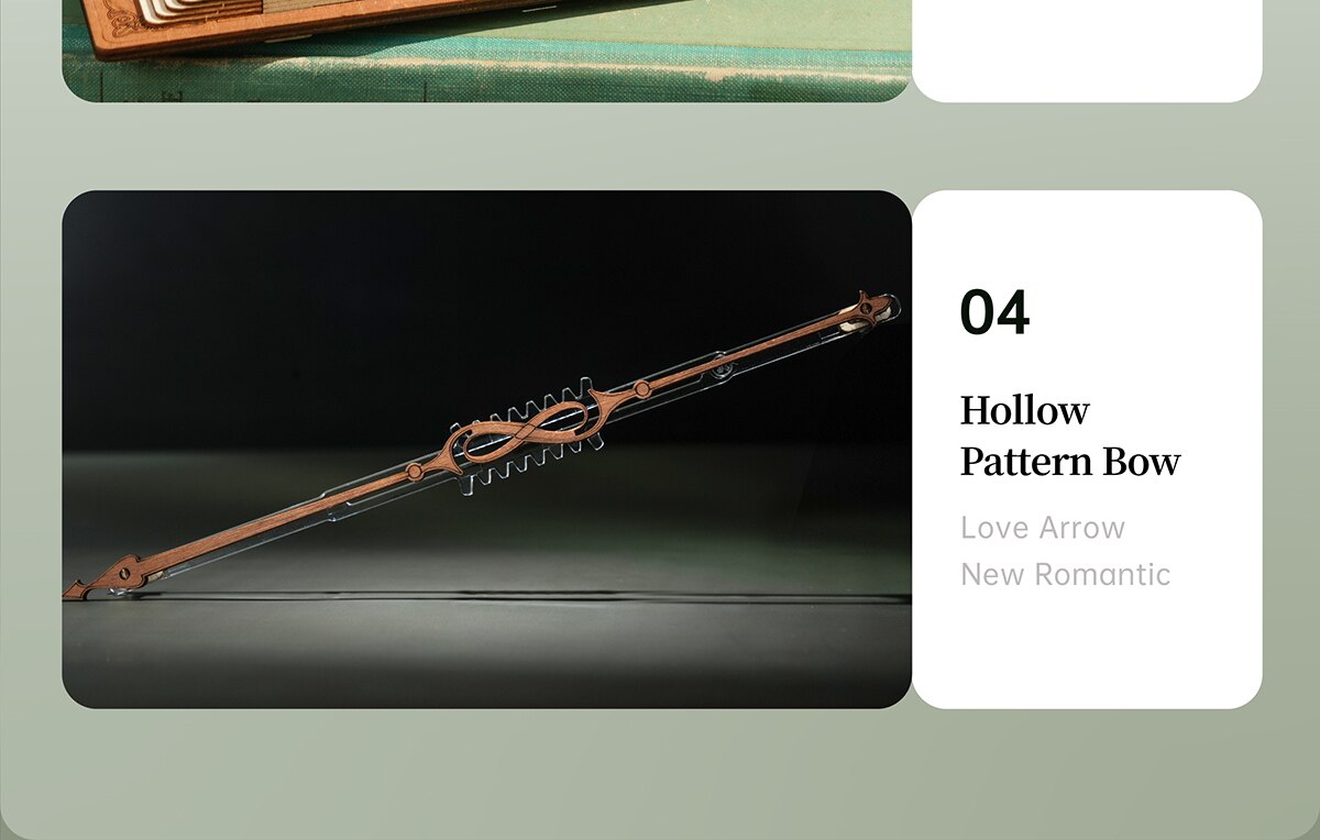 Robotime ROKR Magic Cello Mechanical Music Box Moveable Stem Funny Creative Toys for Child Girls 3D Wooden Puzzle AMK63 - imaget 10