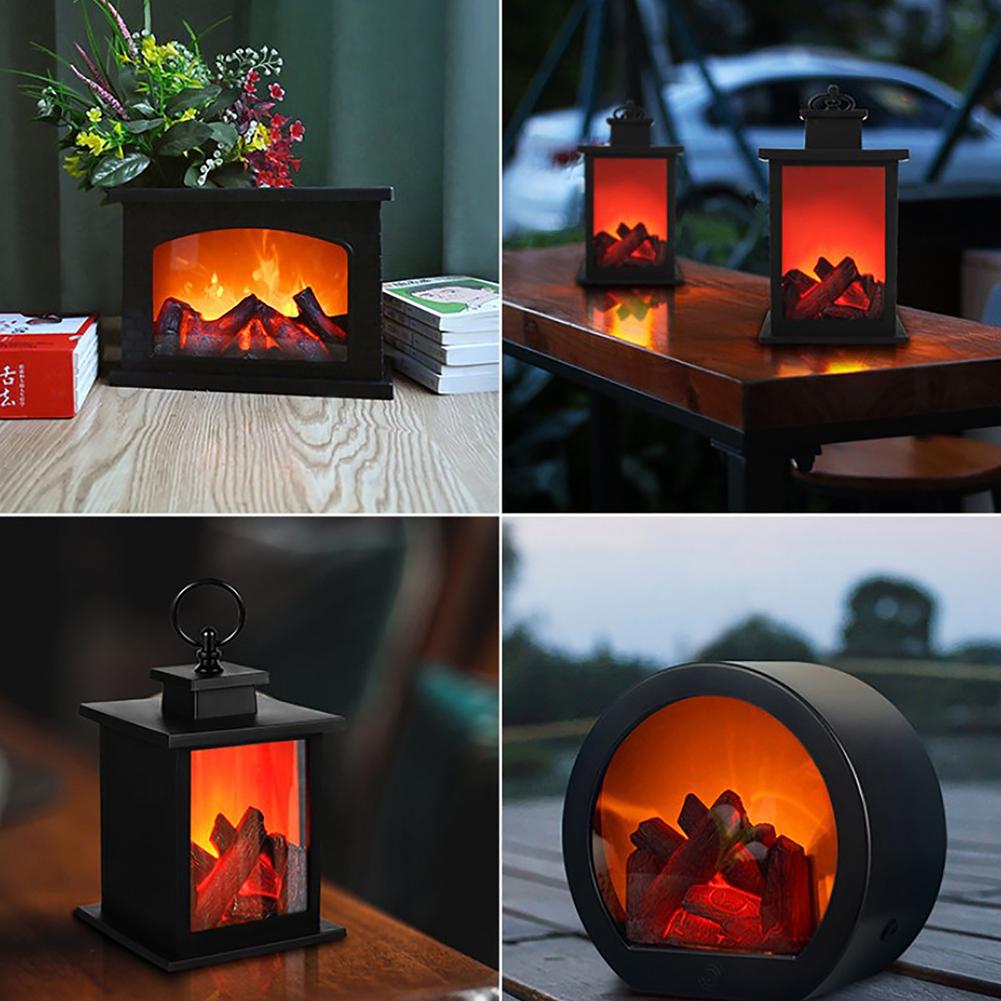 Romantic Led Lamp Simulation Flame Design Fireplace Ornaments For Home Garden Villa Park Decoration Room Decor Night Light Gift - imaget 13 Romantic Led Lamp Simulation Flame Design Fireplace Ornaments For Home Garden Villa Park Decoration Room Decor Night Light Gift - imaget 13