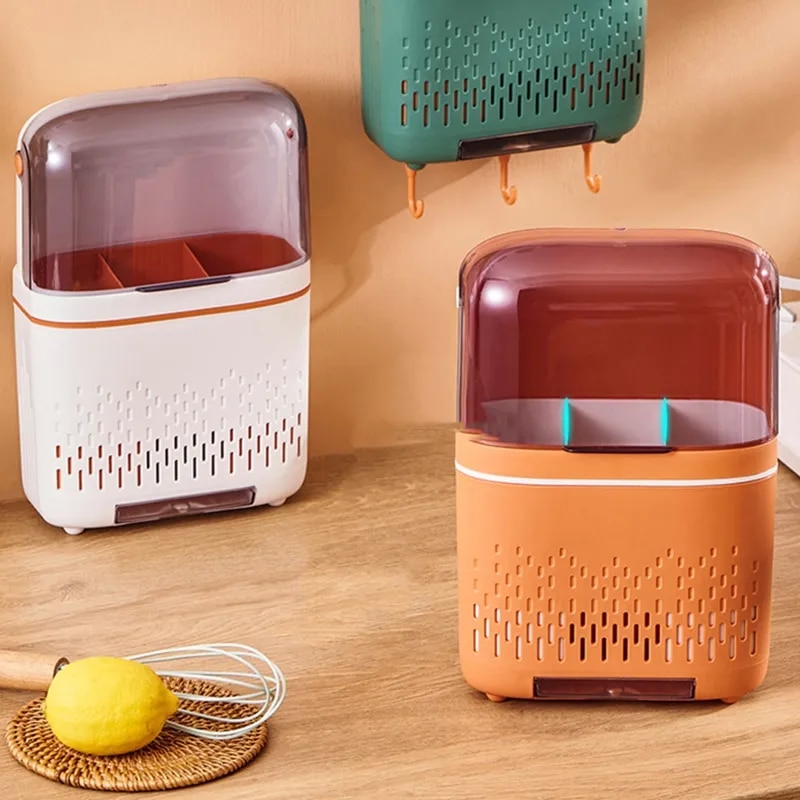 Sáng Tạo Treo Tường Rỗng Thoát Lồng Đũa Đa Năng Có Giá Để Đồ Áo Giá Đỡ Dao Cho Nhà Bếp Supplie