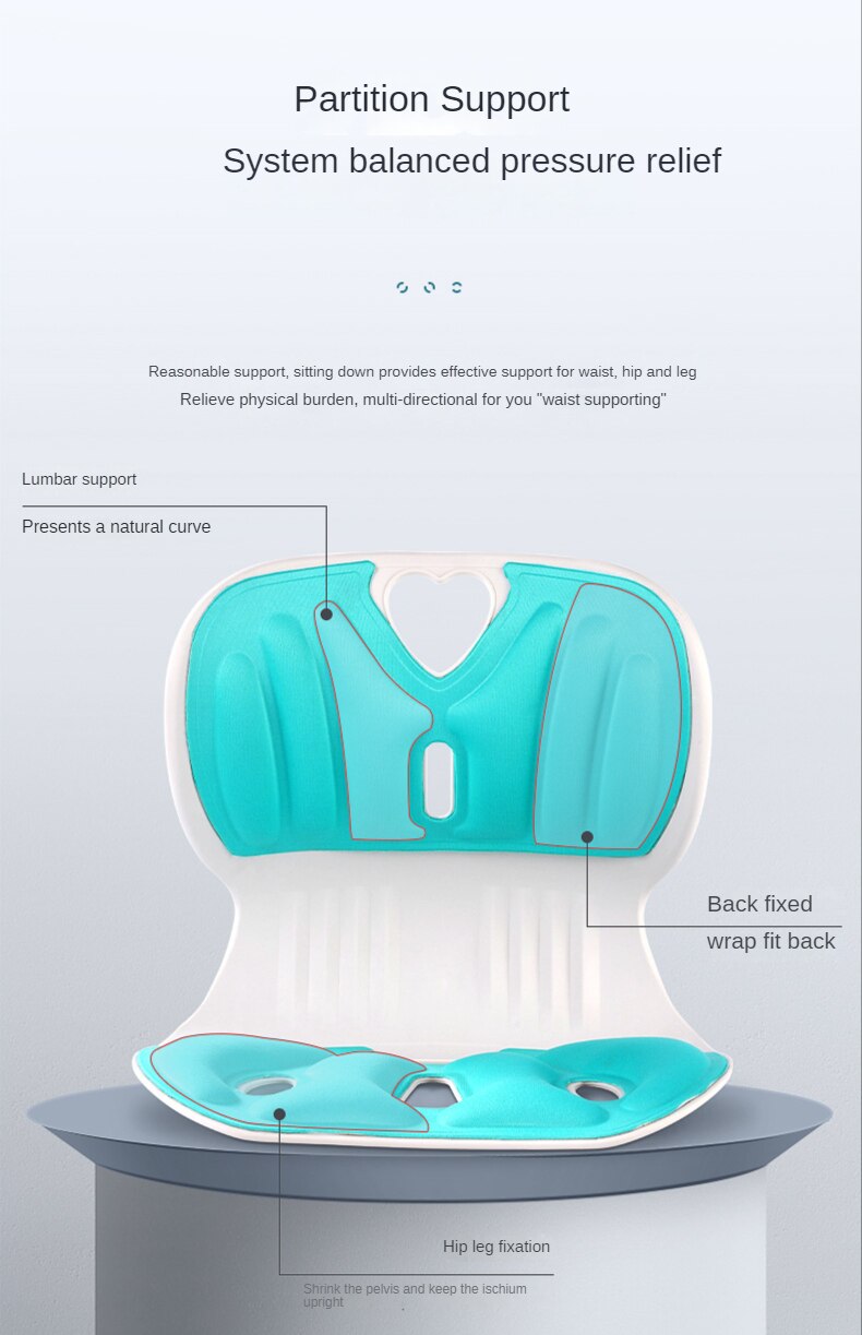 Sitting Posture Correction Chair Ergonomic Chair Back Support Lumbar Support for Good Posture Correction and Back Pain Relief - imaget 5 Sitting Posture Correction Chair Ergonomic Chair Back Support Lumbar Support for Good Posture Correction and Back Pain Relief - imaget 5
