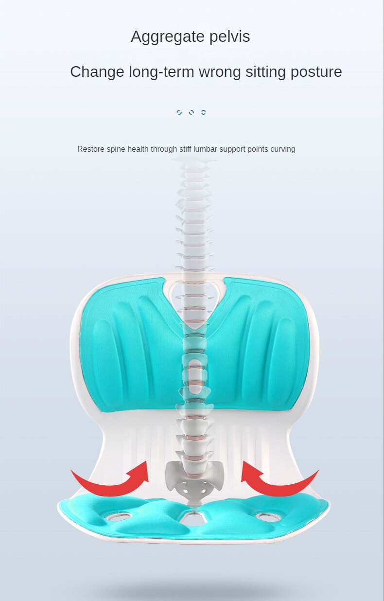 Sitting Posture Correction Chair Ergonomic Chair Back Support Lumbar Support for Good Posture Correction and Back Pain Relief - imaget 8 Sitting Posture Correction Chair Ergonomic Chair Back Support Lumbar Support for Good Posture Correction and Back Pain Relief - imaget 8