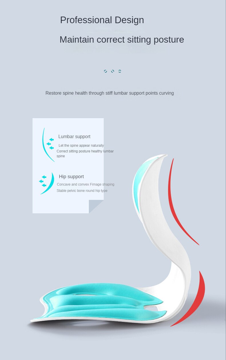 Sitting Posture Correction Chair Ergonomic Chair Back Support Lumbar Support for Good Posture Correction and Back Pain Relief - imaget 9 Sitting Posture Correction Chair Ergonomic Chair Back Support Lumbar Support for Good Posture Correction and Back Pain Relief - imaget 9