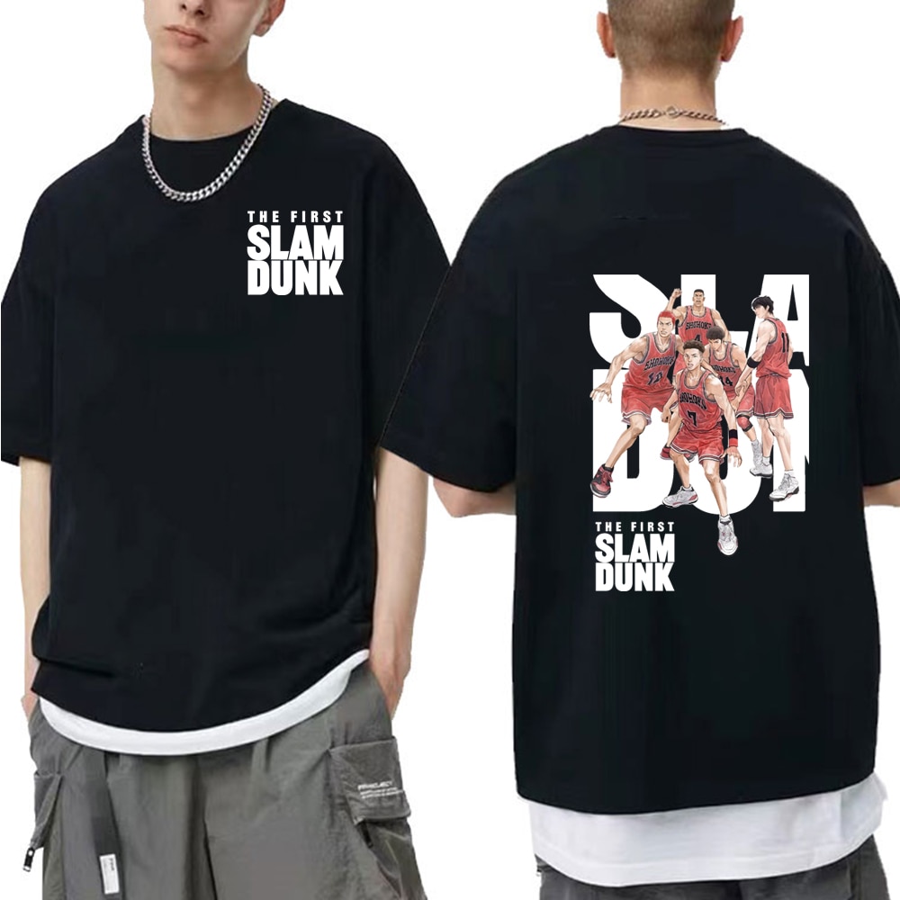 Slam Dunk Anime Nhật Bản Đầu Tiên Áo Nam Nữ Unisex Dạo Phố Anime Áo Sơ Mi Áo Thun In Hình Cao Cấp Slam Dunk Anime Nhật Bản Đầu Tiên Áo Nam Nữ Unisex Dạo Phố Anime Áo Sơ Mi Áo Thun In Hình Cao Cấp