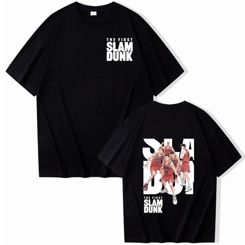 Slam Dunk Japanese Anime The First T Shirt Women Men Unisex Streetwear Anime Shirt Printed T-shirt Tops Slam Dunk Japanese Anime The First T Shirt Women Men Unisex Streetwear Anime Shirt Printed T-shirt Tops