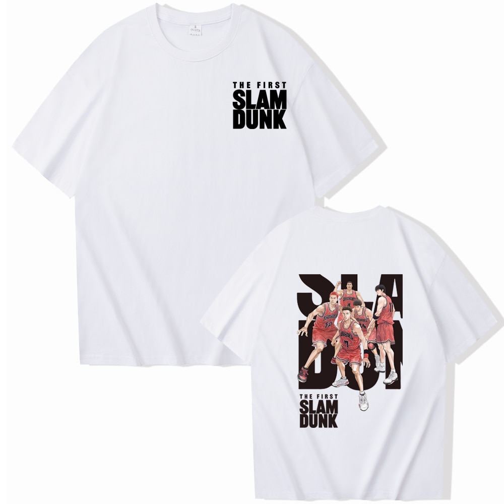 Slam Dunk Japanese Anime The First T Shirt Women Men Unisex Streetwear Anime Shirt Printed T-shirt Tops Slam Dunk Japanese Anime The First T Shirt Women Men Unisex Streetwear Anime Shirt Printed T-shirt Tops