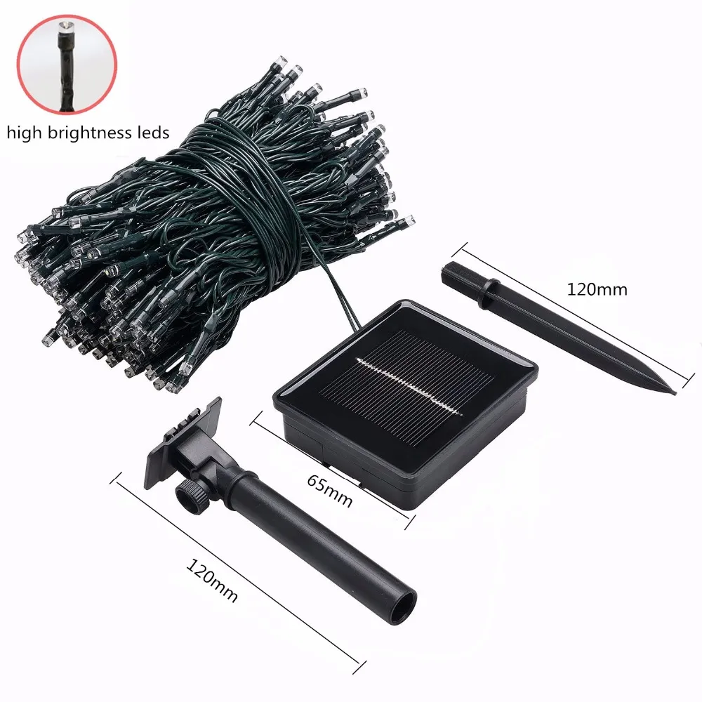 Solar String Light Fairy Garden Waterproof Outdoor Lamp 5/712/22M 6V Garland For Christmas Xmas Holiday Party Home Decoration Solar String Light Fairy Garden Waterproof Outdoor Lamp 5/712/22M 6V Garland For Christmas Xmas Holiday Party Home Decoration