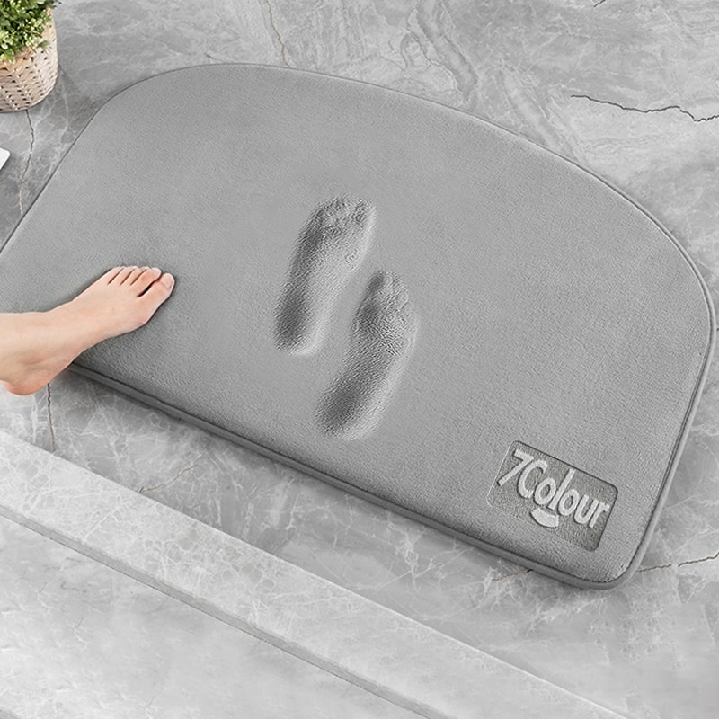 Super Absorbent Bath Mat Memory Foam Carpet Non-slip Bathroom Rug Bathtub Side Floor Rugs Shower Room Doormat Toilet Footpad - imaget 5 Super Absorbent Bath Mat Memory Foam Carpet Non-slip Bathroom Rug Bathtub Side Floor Rugs Shower Room Doormat Toilet Footpad - imaget 5