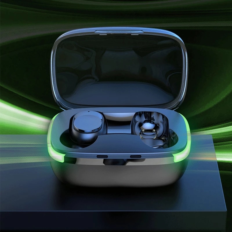 Tai nghe Bluetooth Y60 Fone 5.1 Tai nghe không dây TWS có màn hình LED Tai nghe âm thanh nổi Tai nghe điều khiển cảm ứng Giảm tiếng ồn