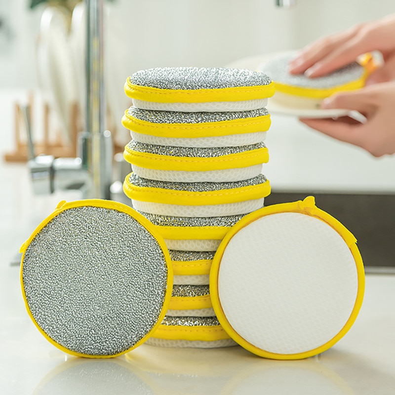 Thicken 2.5CM Double Sides Cleaning Sponge Pan Pot Dish Clean Sponge Household Cleaning Kitchen Tools Dishwashing Brushes - imaget 1 Thicken 2.5CM Double Sides Cleaning Sponge Pan Pot Dish Clean Sponge Household Cleaning Kitchen Tools Dishwashing Brushes - imaget 1