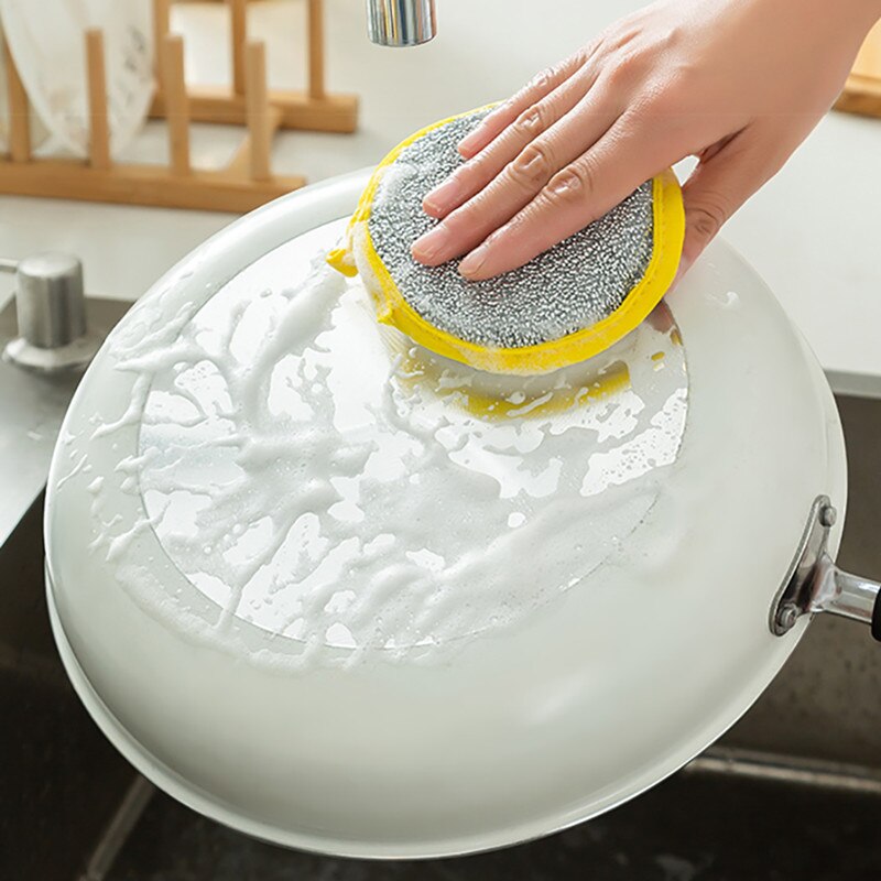 Thicken 2.5CM Double Sides Cleaning Sponge Pan Pot Dish Clean Sponge Household Cleaning Kitchen Tools Dishwashing Brushes - imaget 4 Thicken 2.5CM Double Sides Cleaning Sponge Pan Pot Dish Clean Sponge Household Cleaning Kitchen Tools Dishwashing Brushes - imaget 4