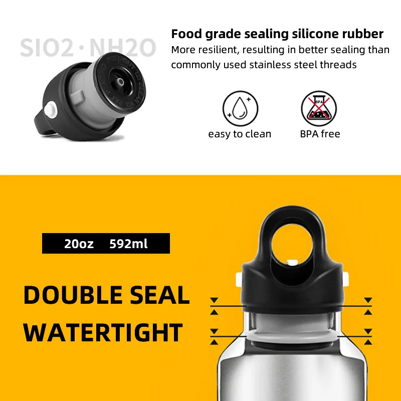 Tumbler Thermo Bottle 20oz Stainless Steel Thermal Cup keep Cold and Hot Vacuum Flask Gym Tumbler Thermo Bottle 20oz Stainless Steel Thermal Cup keep Cold and Hot Vacuum Flask Gym