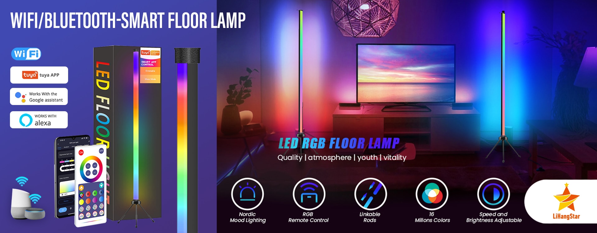 WiFi Smart LED Light Bar RGB Atmosphere Light Music Synchronization 12 Modes TV Wall Computer Game Room Decoration Night Light - imaget 2 WiFi Smart LED Light Bar RGB Atmosphere Light Music Synchronization 12 Modes TV Wall Computer Game Room Decoration Night Light - imaget 2