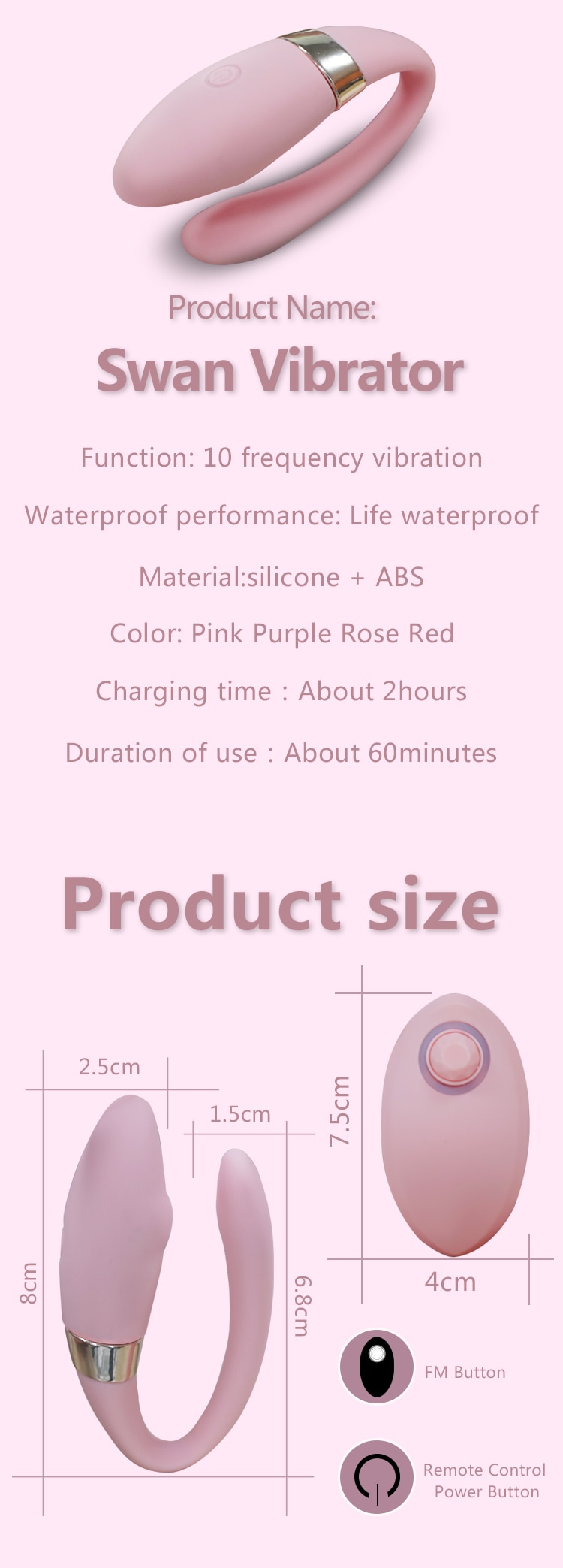 Điều Khiển Từ Xa Không Dây Máy Rung Nữ Âm Vật Máy Kích Thích Dương Vật Giả Đeo Đồ Chơi Tình Dục Cho Nữ Cặp Đôi Trưởng Thành 18 -Tian E - Ảnh 10