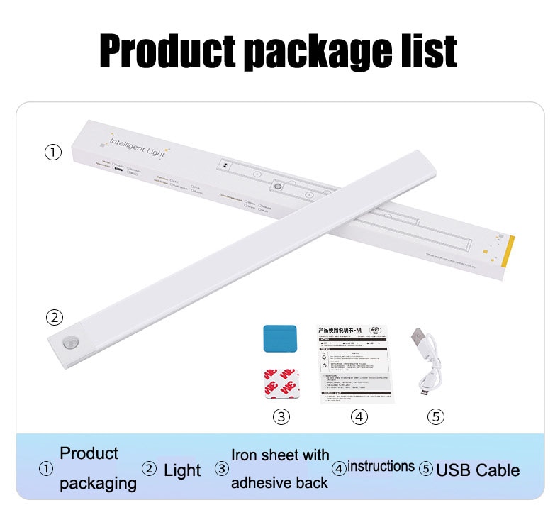 Xiaomi Night Light Motion Sensor Wireless LED USB Rechargeable Wall Lamp 3 Colors Dimming Night Lamp Decoration Bedroom Cabinet - imaget 30 Xiaomi Night Light Motion Sensor Wireless LED USB Rechargeable Wall Lamp 3 Colors Dimming Night Lamp Decoration Bedroom Cabinet - imaget 30