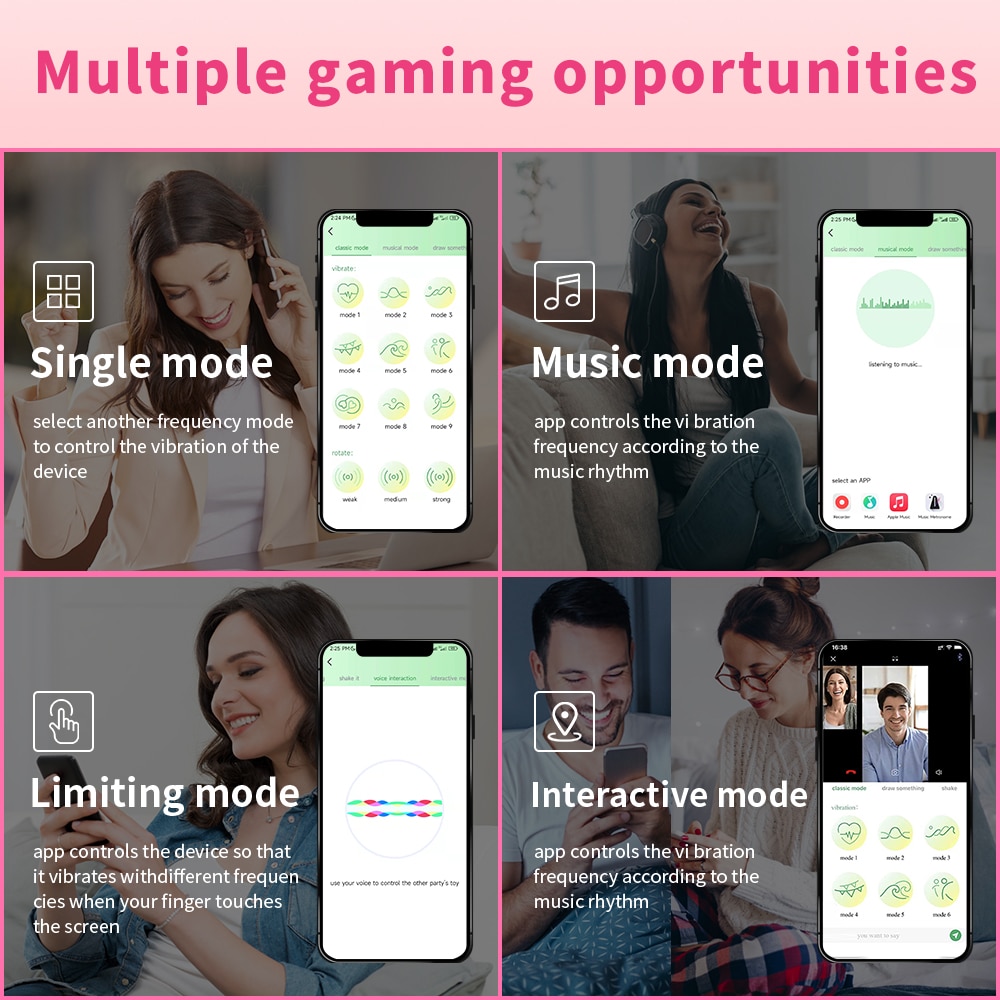 무선 블루투스 G 스팟 딜도 바이브레이터 여성용 APP 원격 제어 착용 진동 계란 Clit 여성 팬티 성인용 섹스 토이 - imaget 2 무선 블루투스 G 스팟 딜도 바이브레이터 여성용 APP 원격 제어 착용 진동 계란 Clit 여성 팬티 성인용 섹스 토이 - imaget 2