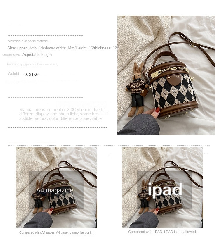 브랜드 디자인 럭셔리 여성 숄더 백 대용량 메신저 백 기하학 패턴 핸드백 레트로 버킷 백 - imaget 24 브랜드 디자인 럭셔리 여성 숄더 백 대용량 메신저 백 기하학 패턴 핸드백 레트로 버킷 백 - imaget 24