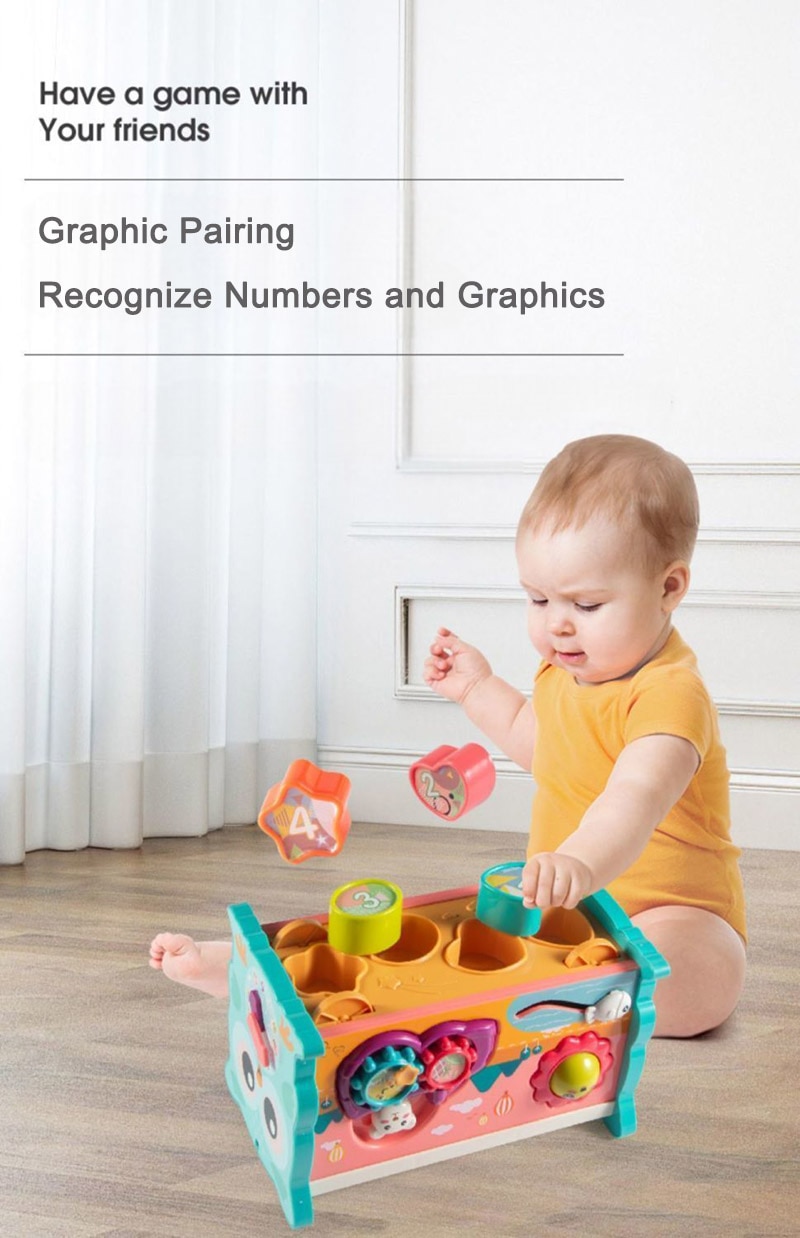 아기 몬테소리 장난감 자기 낚시 올빼미 큐브 학습 교육 시계 피아노 선물을위한 음악 퍼즐과 키즈 망치 게임 - imaget 12 아기 몬테소리 장난감 자기 낚시 올빼미 큐브 학습 교육 시계 피아노 선물을위한 음악 퍼즐과 키즈 망치 게임 - imaget 12