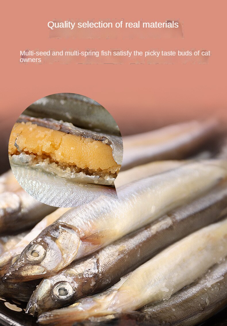 애완동물 동결건조 간식 춘어 고양이 개 간식 춘어 건조 동결건조육 - imaget 4