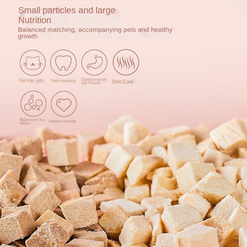 애완동물 동결건조 고양이 개 간식 닭 닭가슴살 동결건조