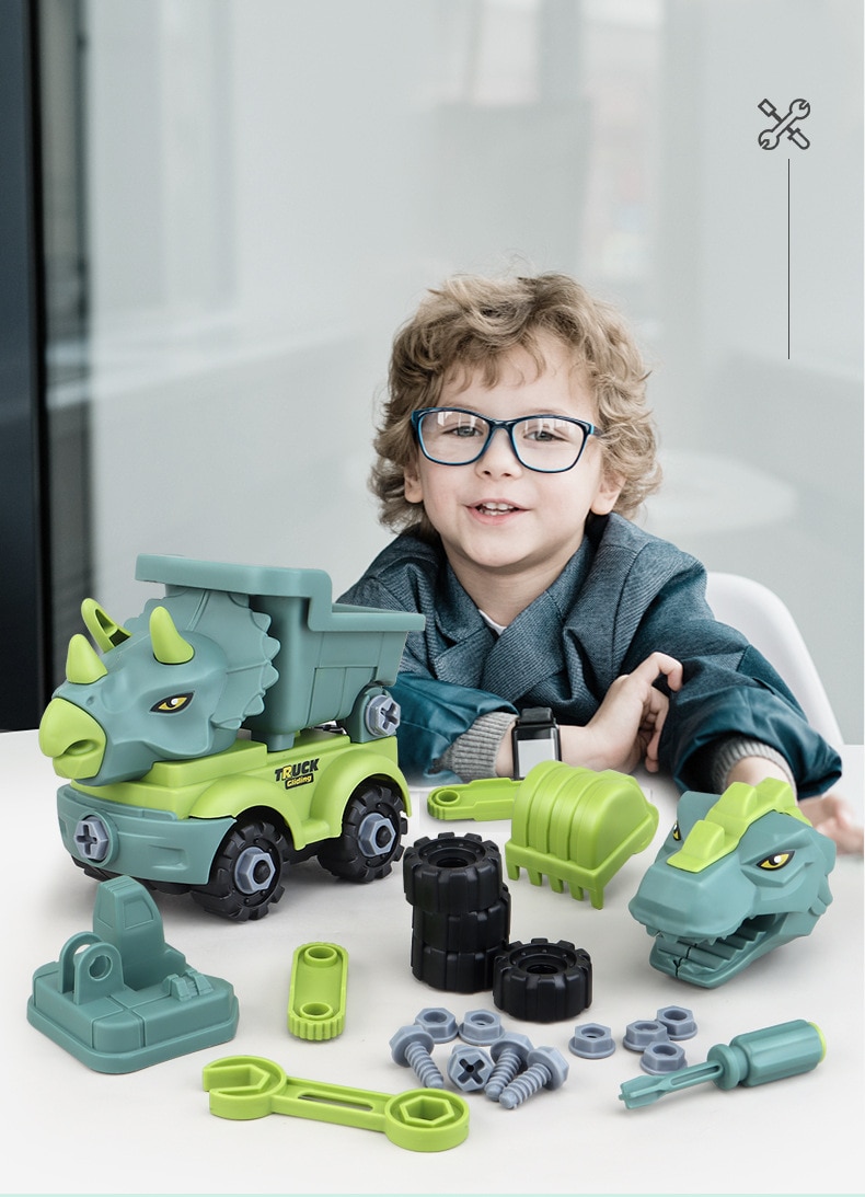 어린이 건설 장난감, 공룡, 엔지니어링 차량, 굴삭기, 덤프 트럭, 직접 학습 모델, 자동차, ch - imaget 2