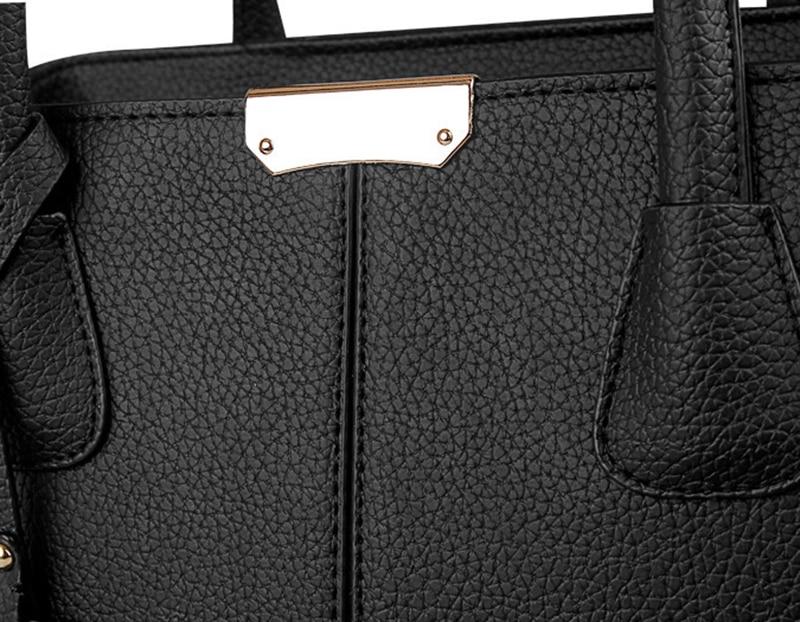 여성 PU 가죽 핸드백 숙녀 대형 토트 백 여성 스퀘어 숄더 백 Bolsas Femininas Sac 새로운 패션 크로스 바디 백 - imaget 21