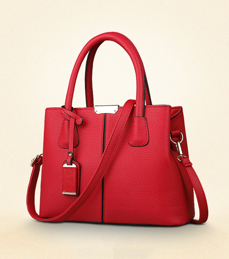 여성 PU 가죽 핸드백 숙녀 대형 토트 백 여성 스퀘어 숄더 백 Bolsas Femininas Sac 새로운 패션 크로스 바디 백 - imaget 16