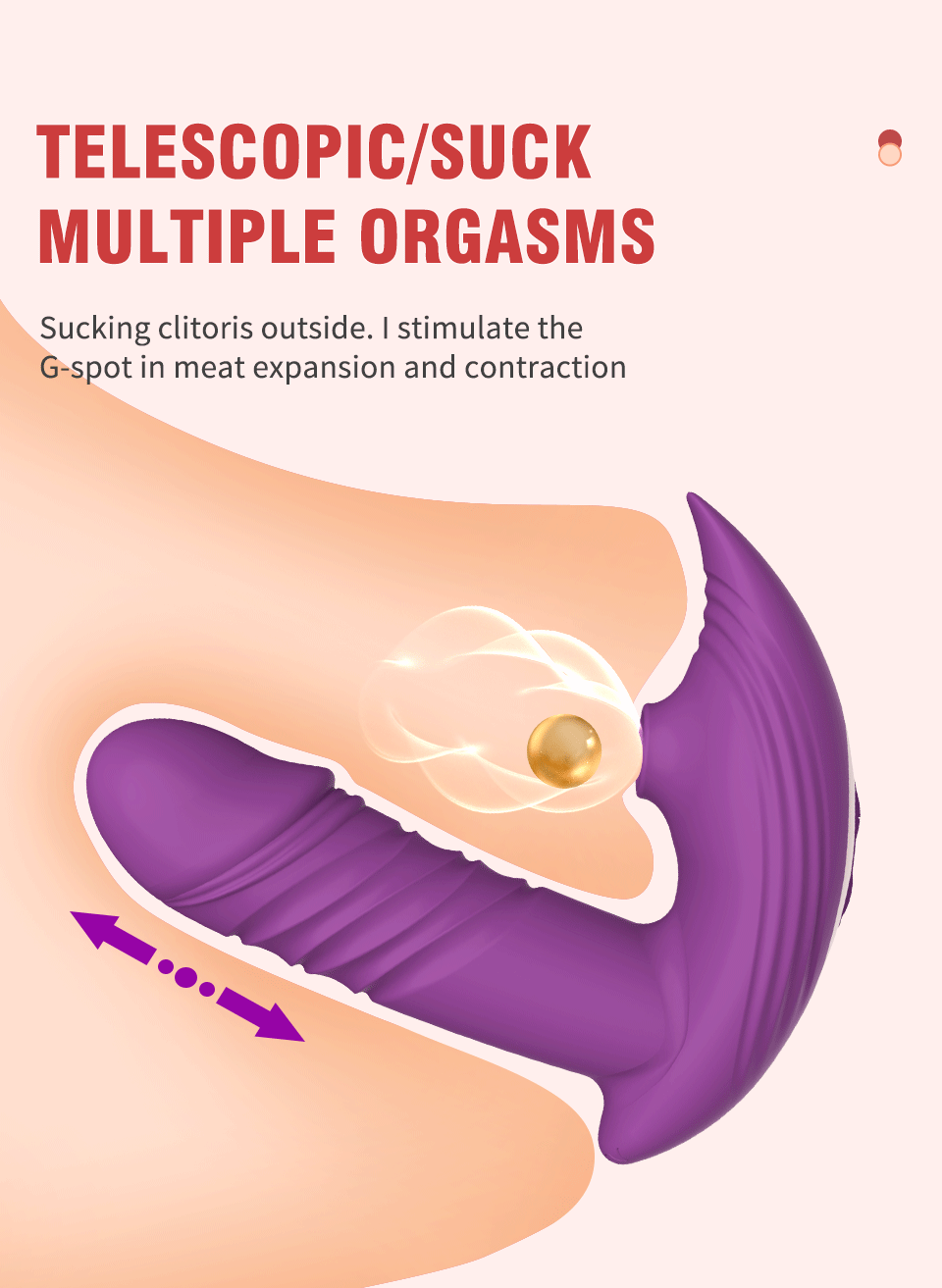 여성을위한 빠는 진동기 무선 원격 제어 텔레스코픽 진동 Clit Sucker 섹스 토이 for 여성 여성 자위 - imaget 6 여성을위한 빠는 진동기 무선 원격 제어 텔레스코픽 진동 Clit Sucker 섹스 토이 for 여성 여성 자위 - imaget 6