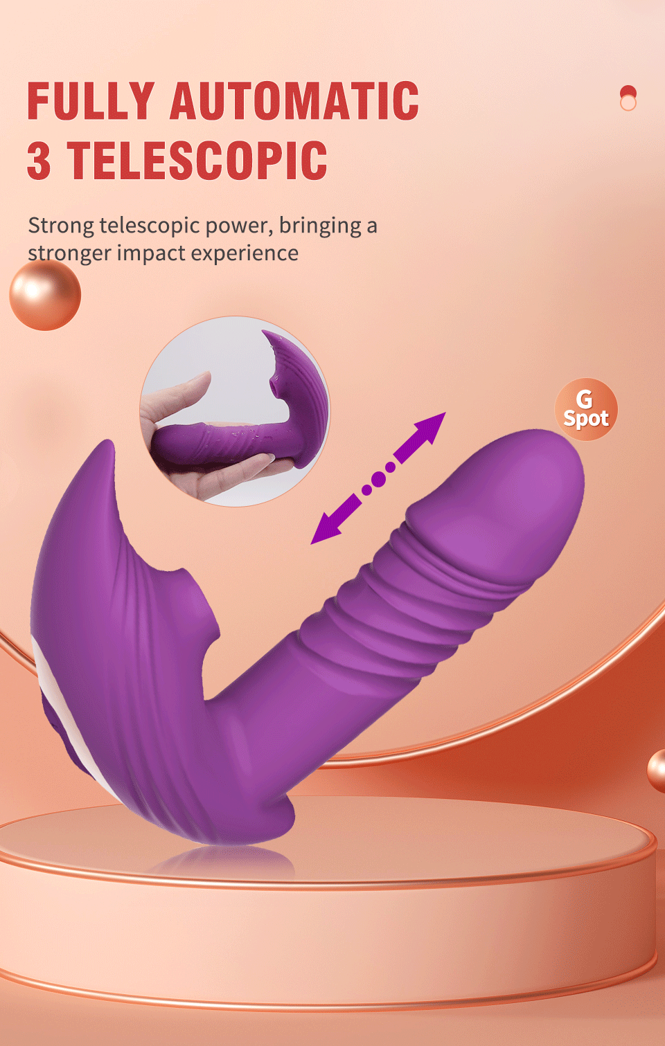 여성을위한 빠는 진동기 무선 원격 제어 텔레스코픽 진동 Clit Sucker 섹스 토이 for 여성 여성 자위 - imaget 5 여성을위한 빠는 진동기 무선 원격 제어 텔레스코픽 진동 Clit Sucker 섹스 토이 for 여성 여성 자위 - imaget 5